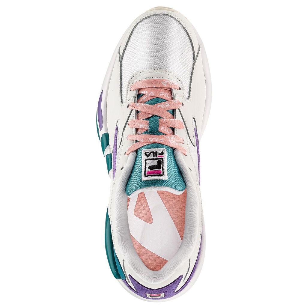 Fila Mindblower white green and purple shoes AW LAB