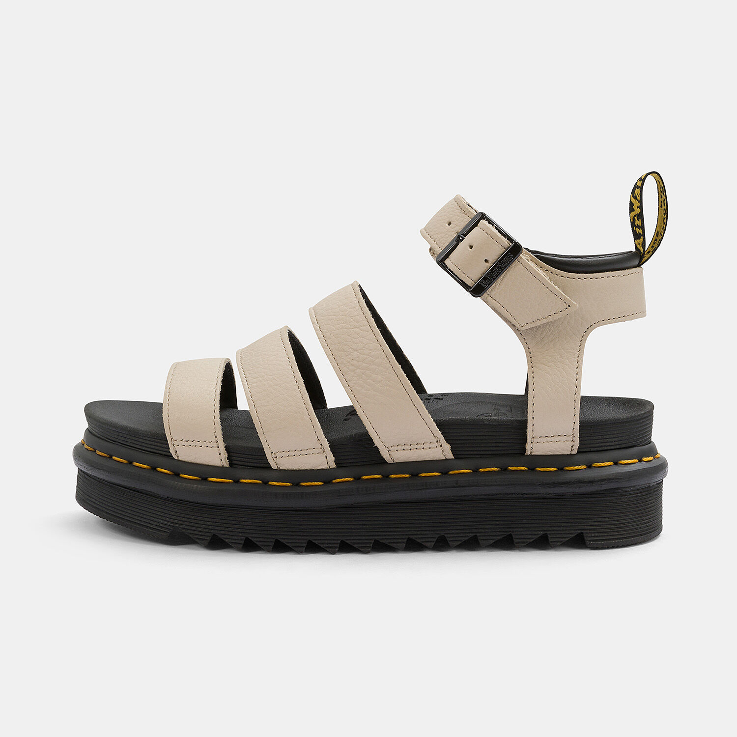 Dr. Martens Blaire sandals black beige and yellow AW LAB