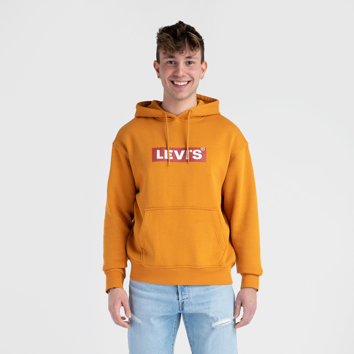 Levi s Graphic Standard Hoodie red white and orange AW LAB