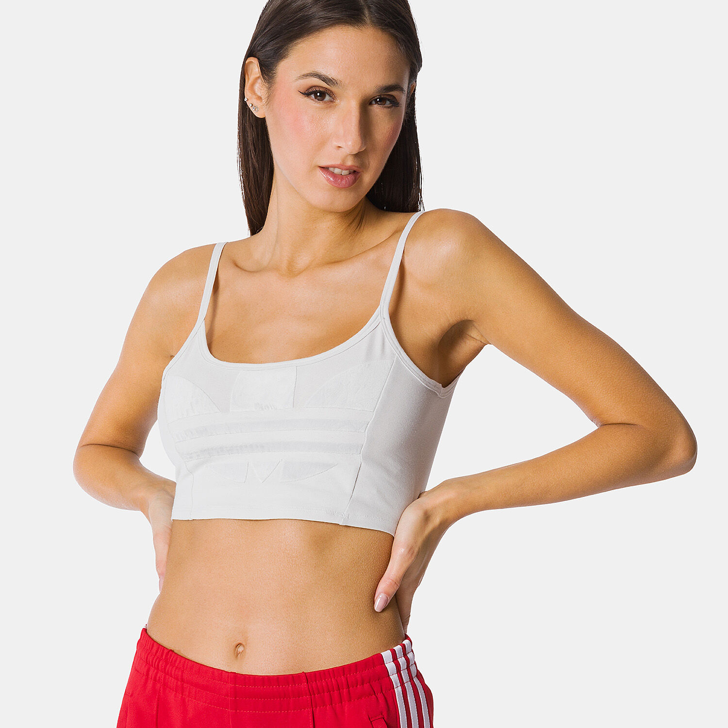 Adidas trefoil bra discount