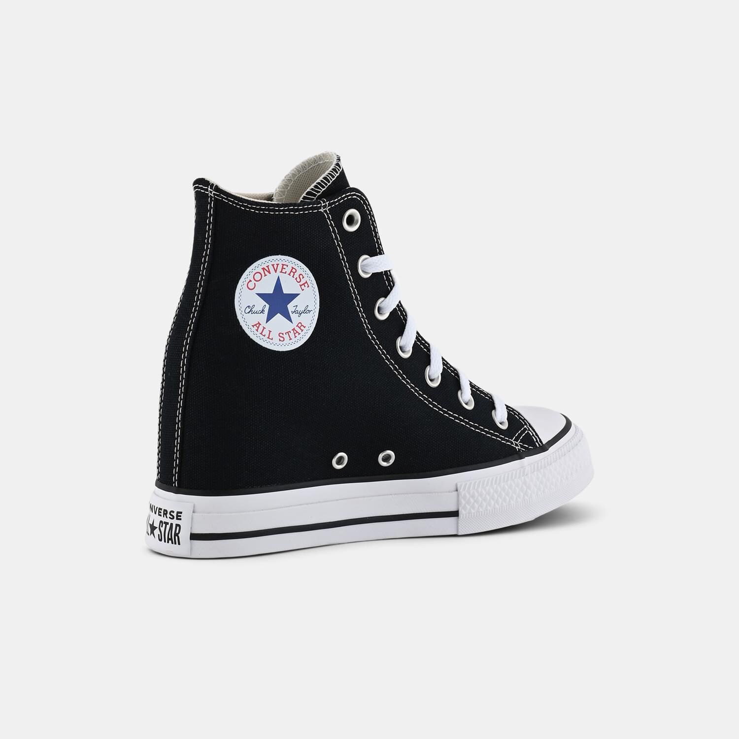 Black Converse Chuck Taylor All Star Wedge Platform AW LAB