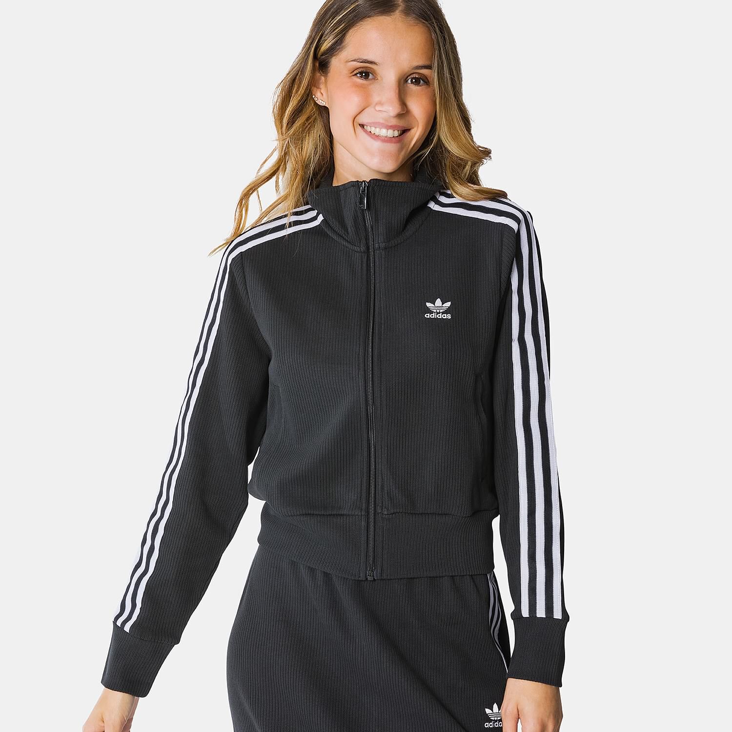 Adidas felpa zip new arrivals