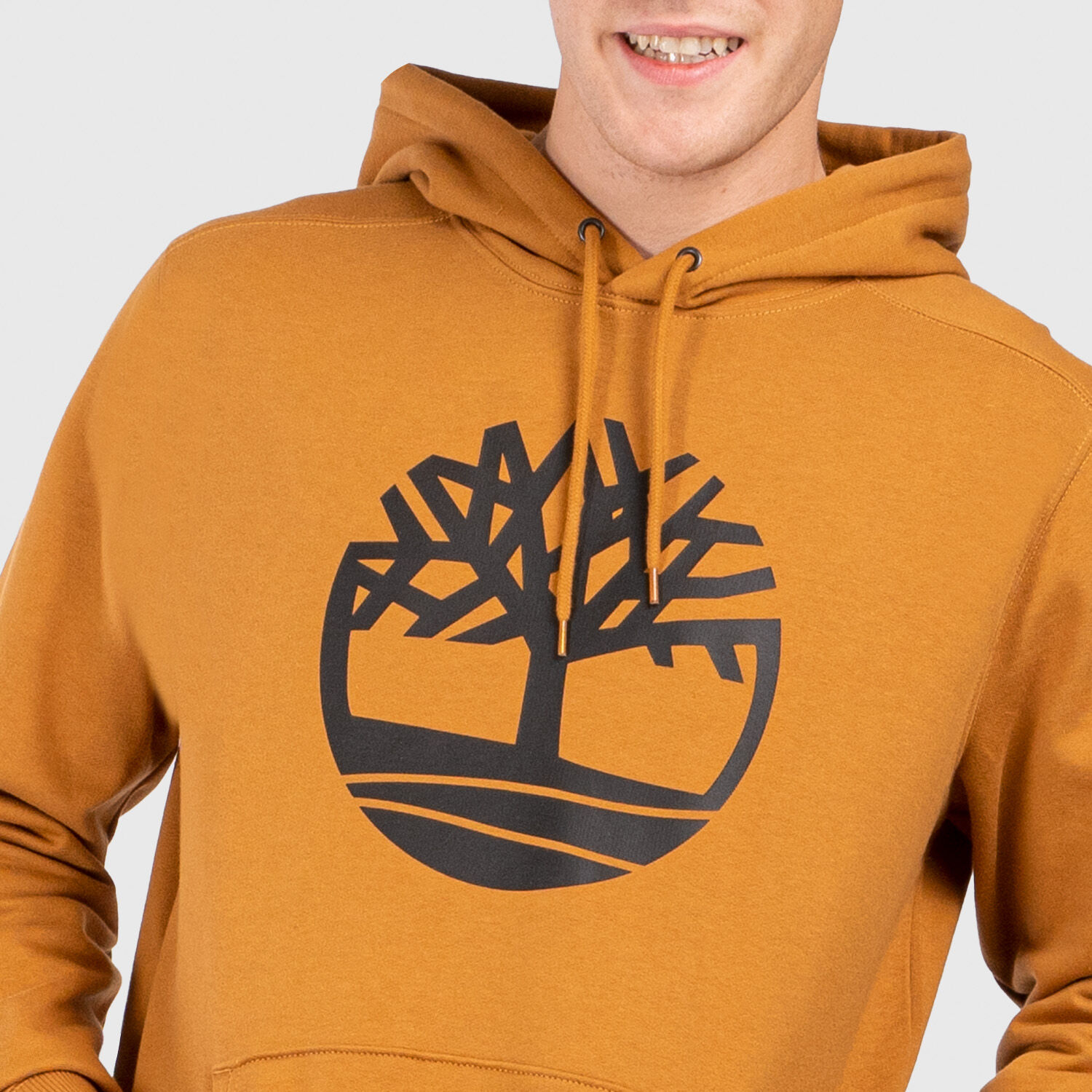Felpa Timberland Core Tree Logo gialla e nera AW LAB
