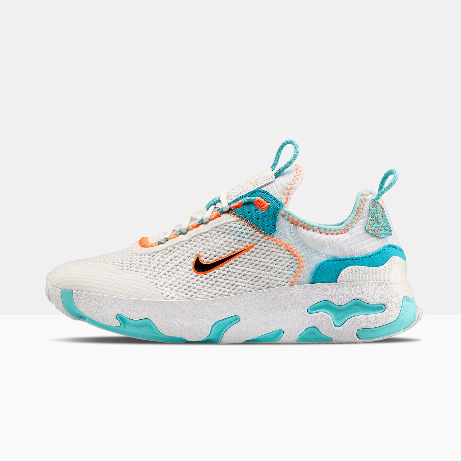NIKE REACT LIVE BIANCO CELESTE ARANCIONE RAGAZZI AW LAB