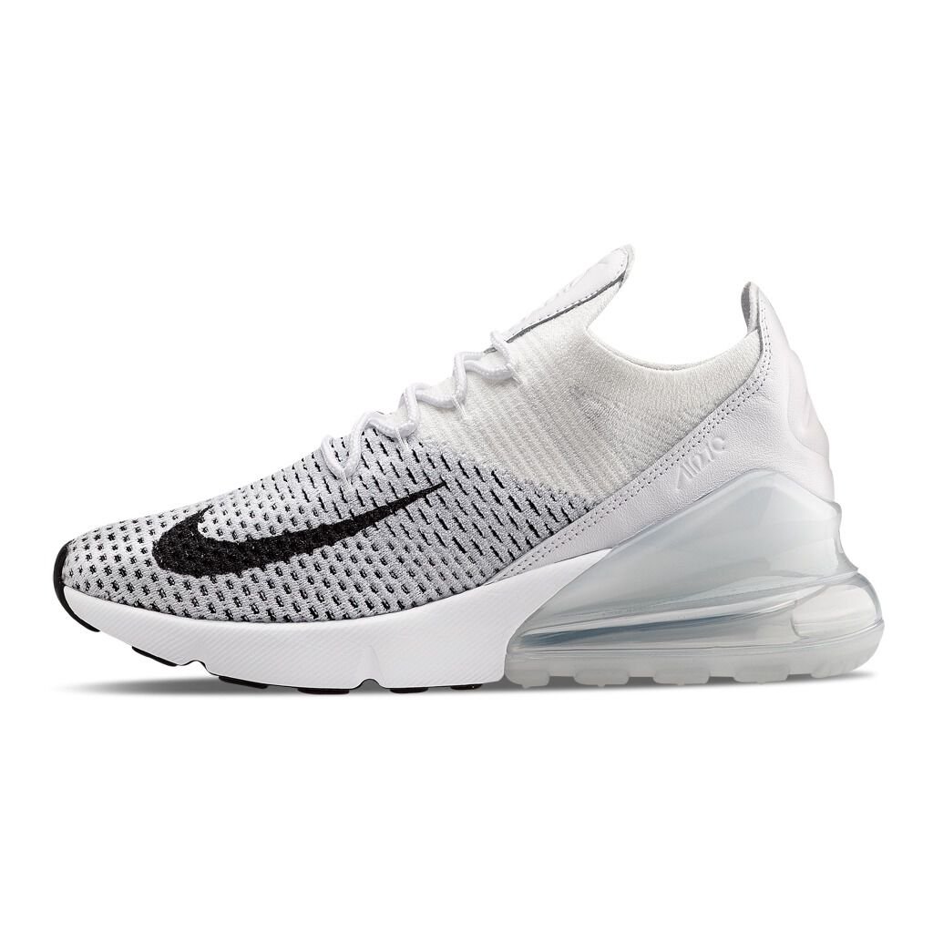 Nike Air Max 270 Flyknit women s white shoes AW LAB