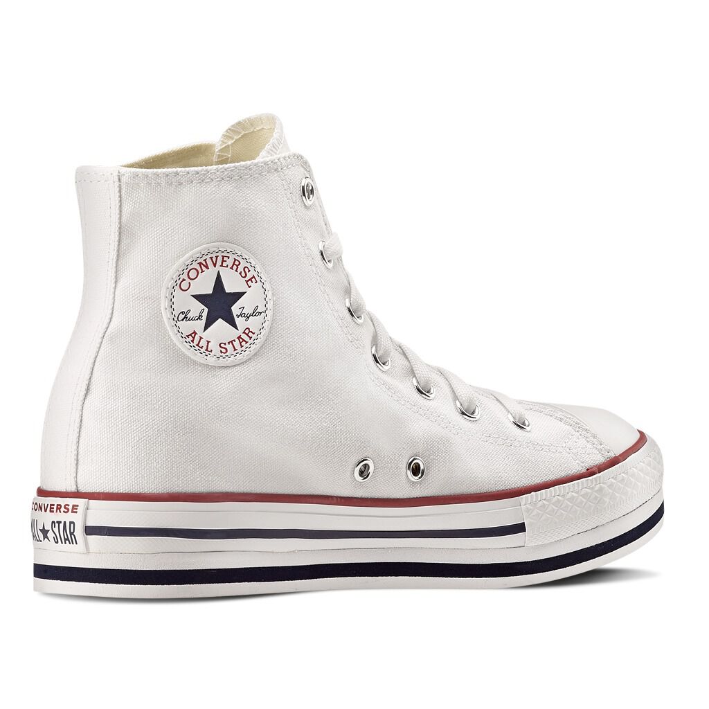 Converse platform hot sale bianche aw lab