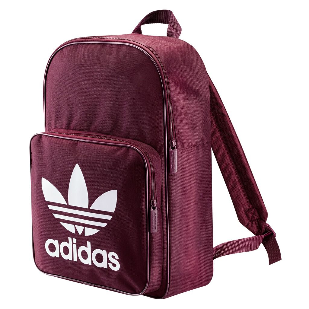 Adidas trefoil backpack burgundy new arrivals