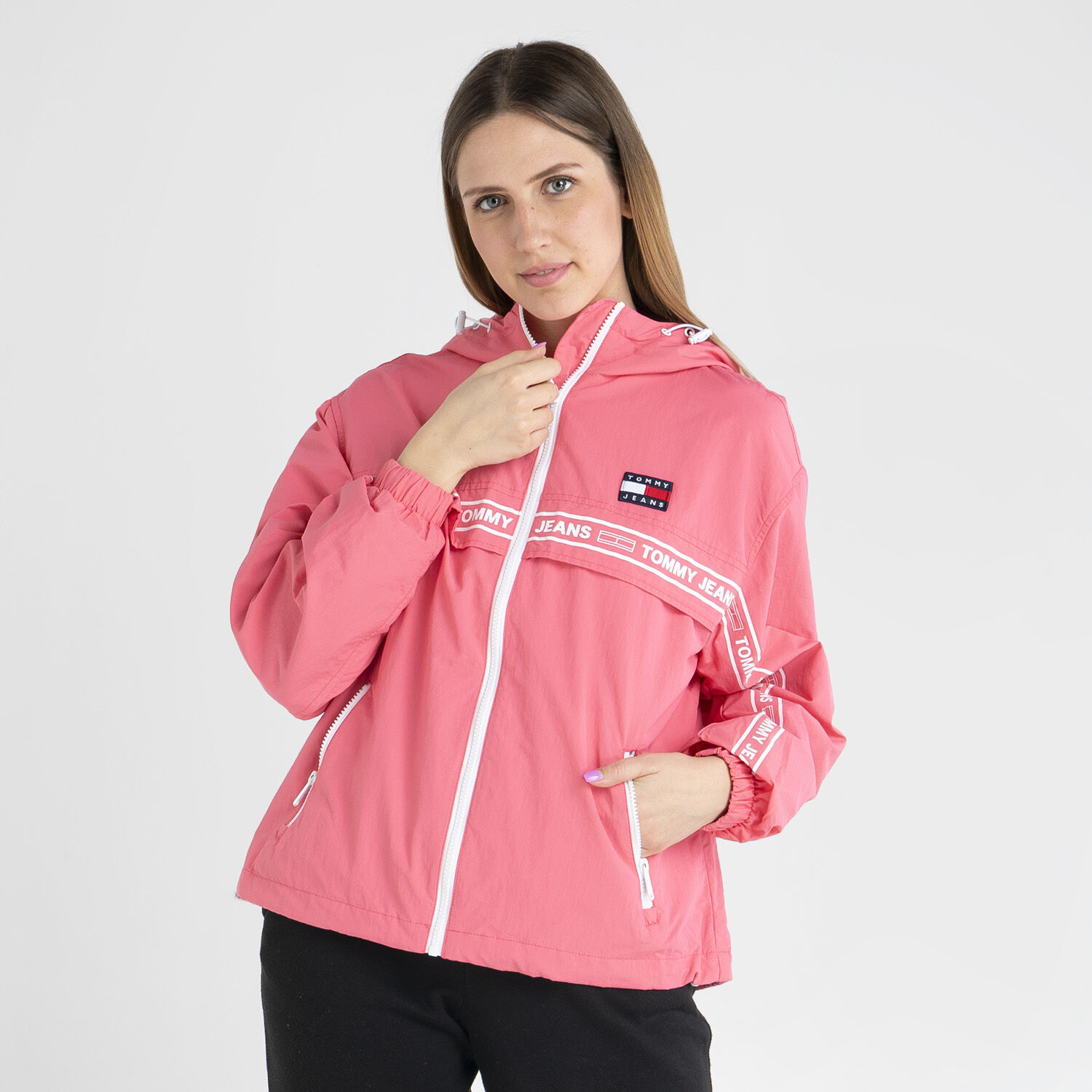 Baby girl windbreaker jacket tommy hilfiger deals