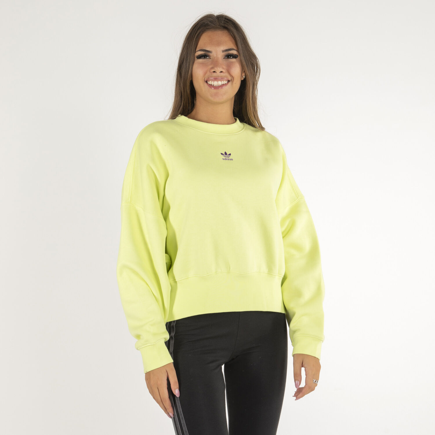 Felpa adidas clearance fluo