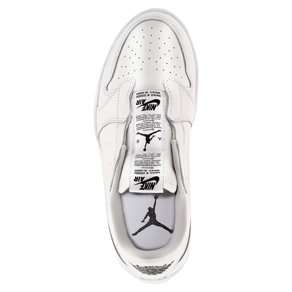 Nike air jordan 1 retro low slip white on sale