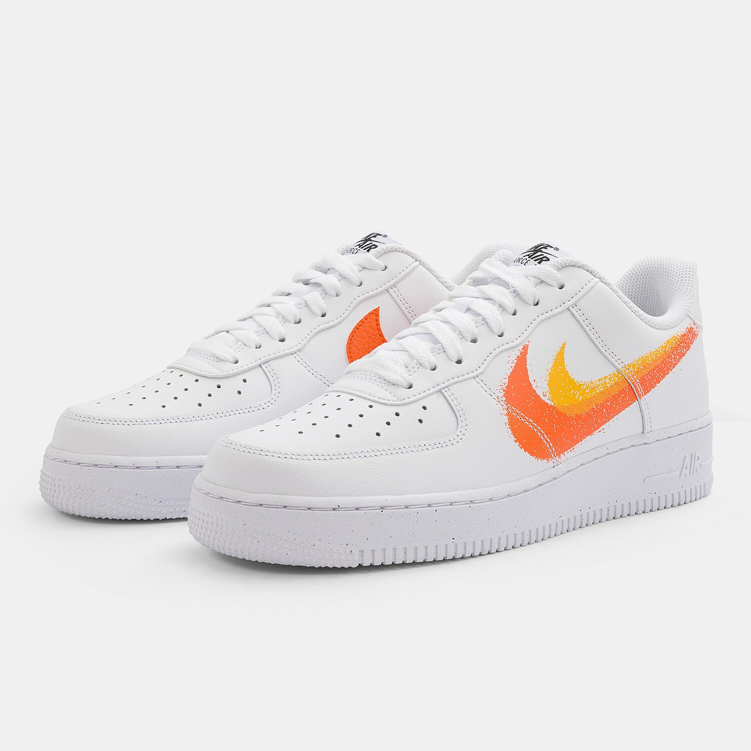 Nike air force 1 orange white shop