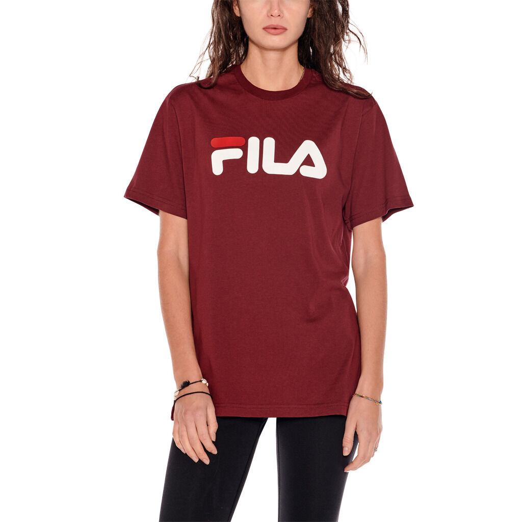 FILA PURE TEE T SHIRT burgundy aw lab