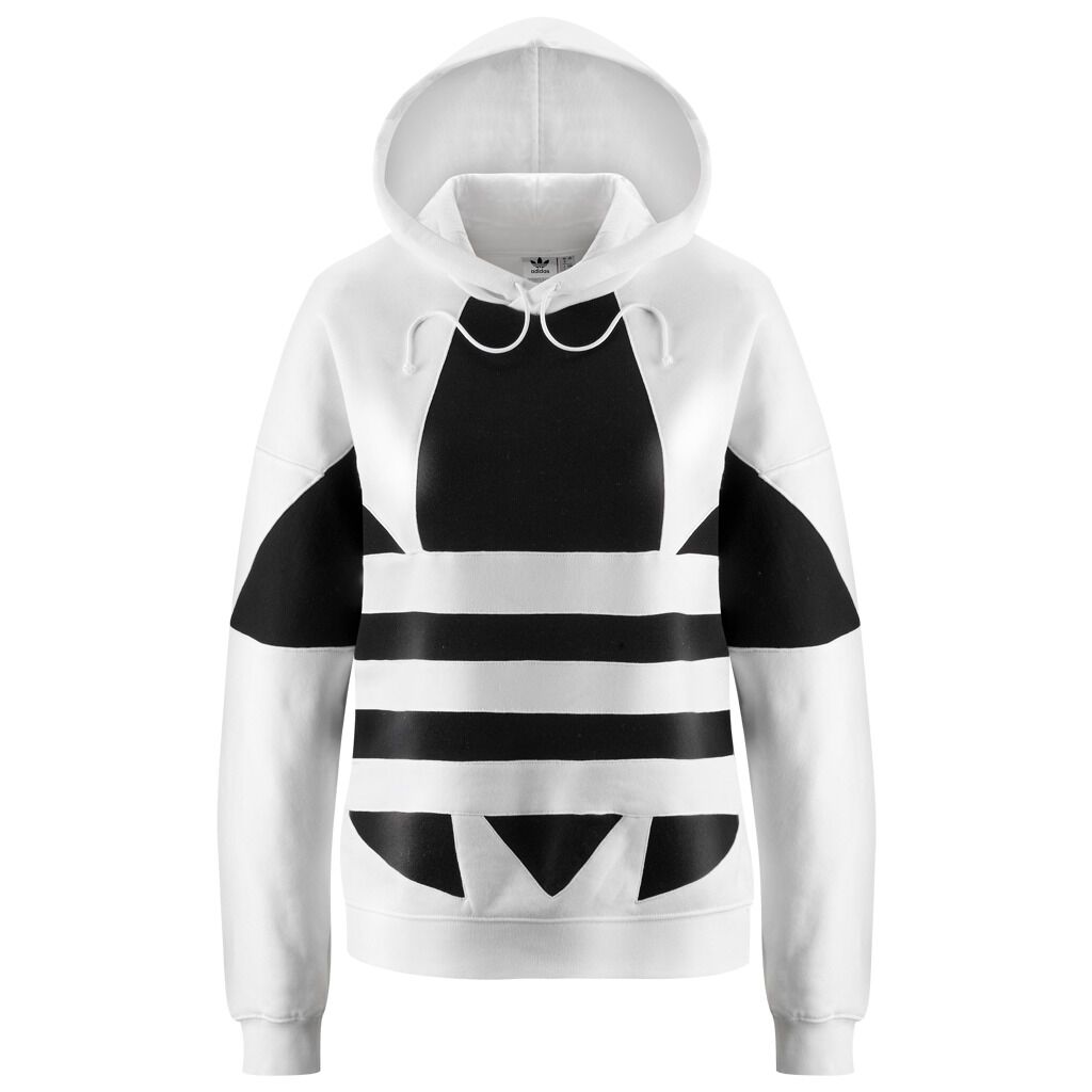 Large logo sales adidas hoodie