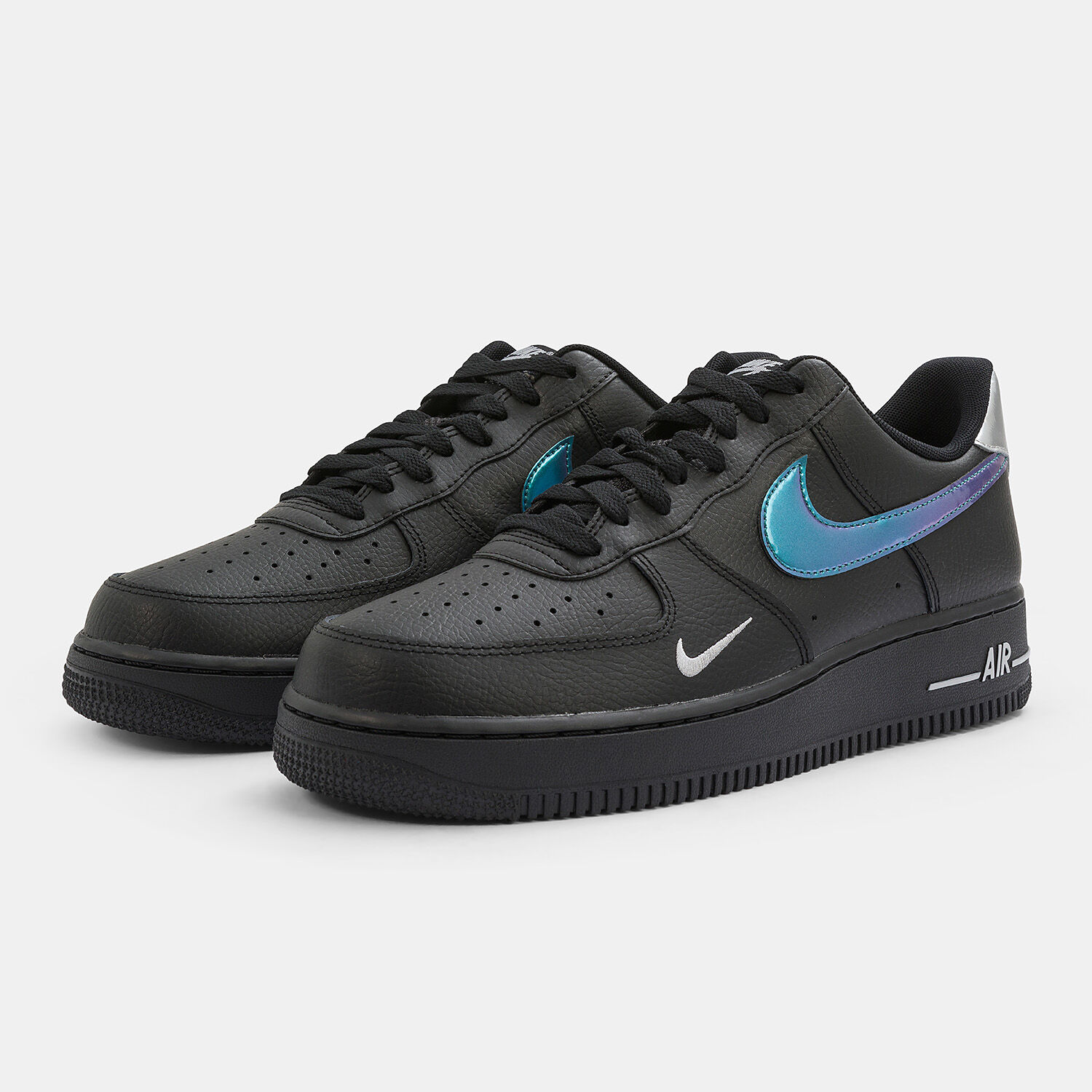 Nike Air Force 1 07 Low black dark blue and grey AW LAB
