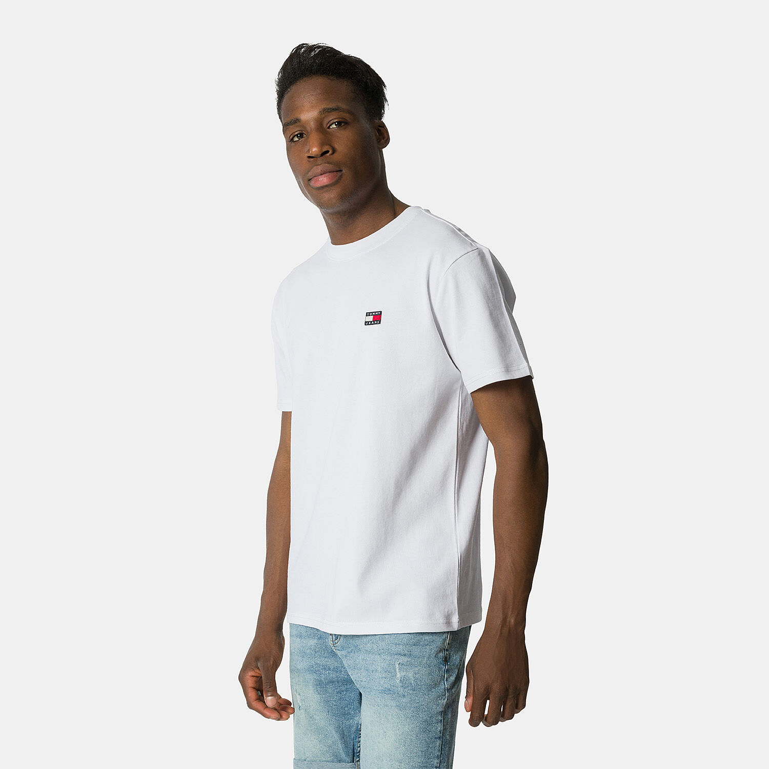 T shirt tommy hilfiger bianca on sale