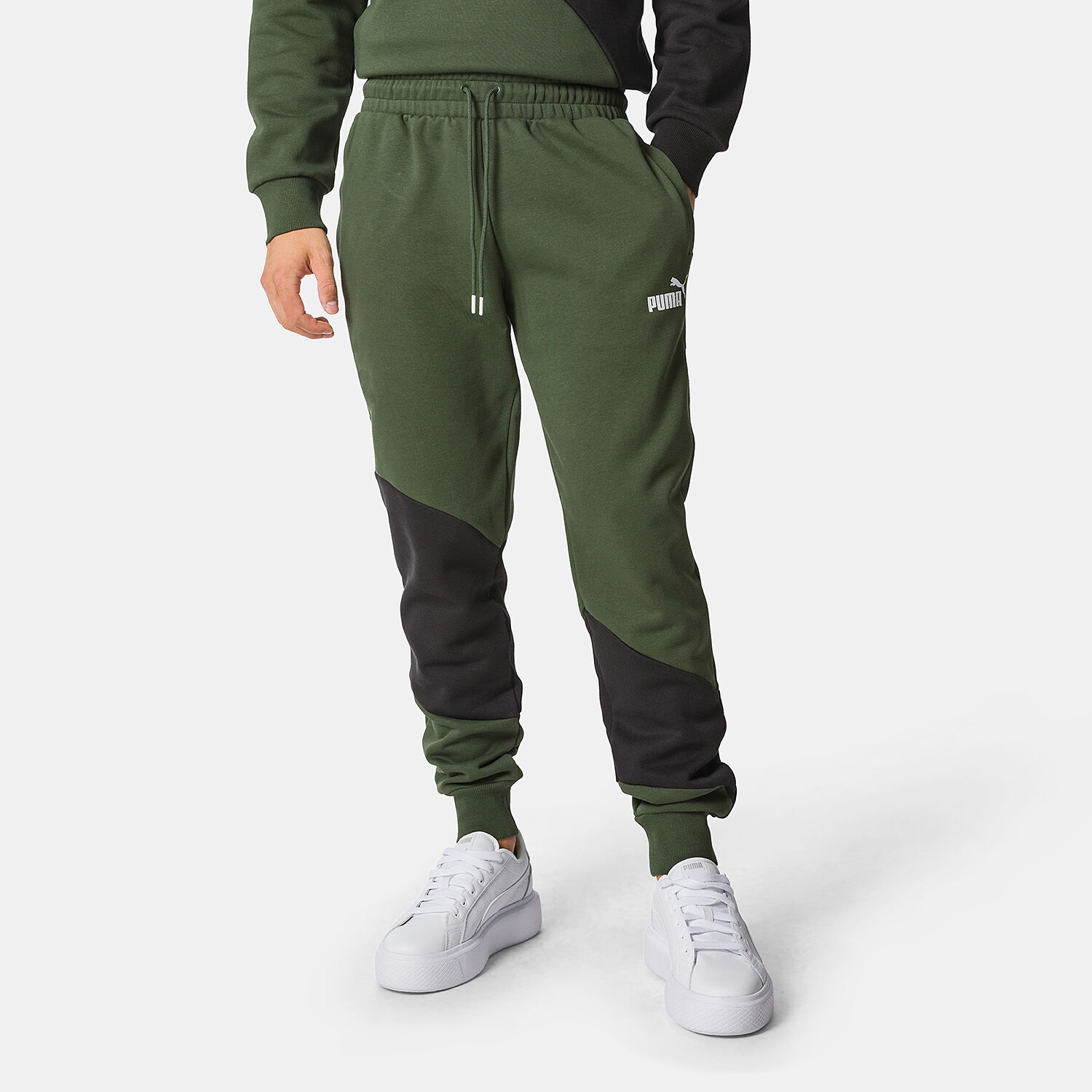 Puma Power Cat pants green and black AW LAB