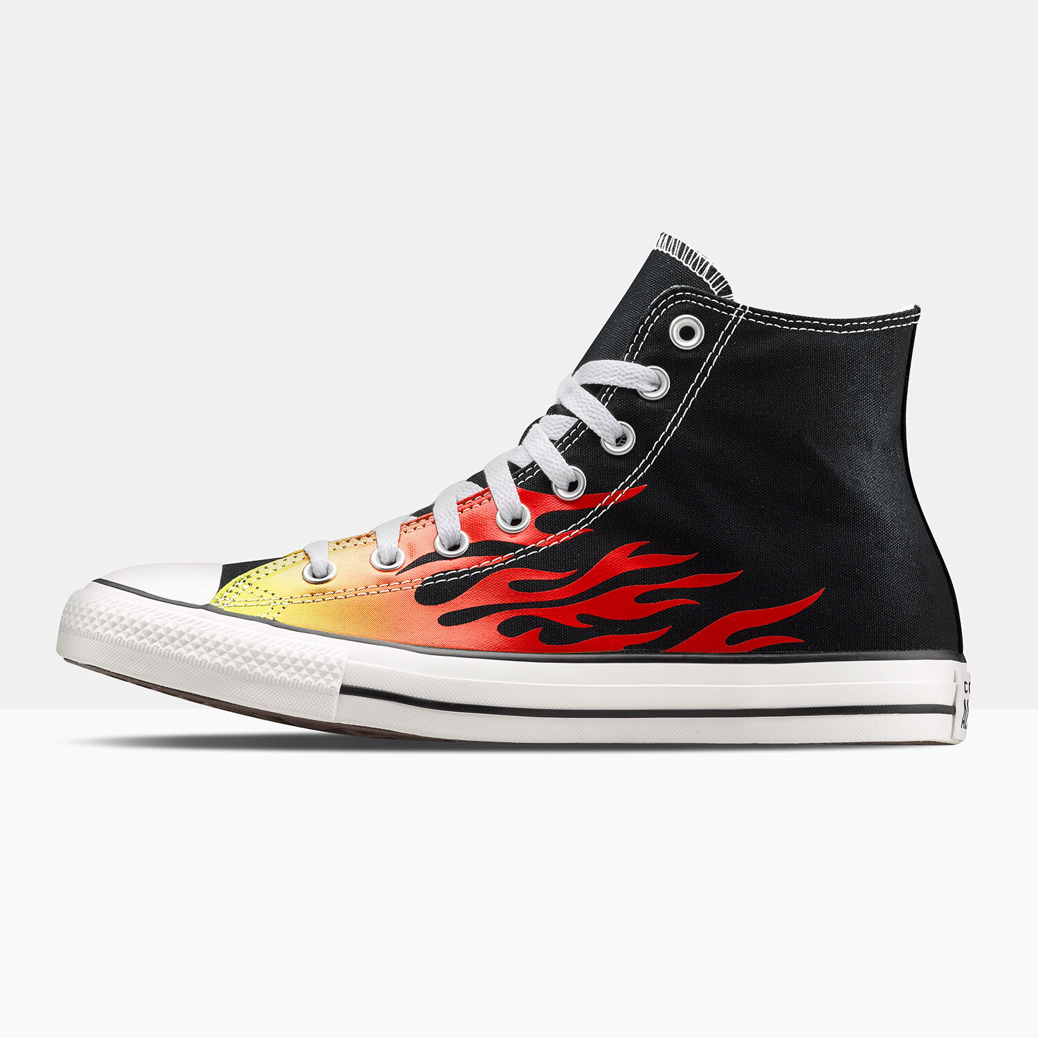 Converse sales flame shoes