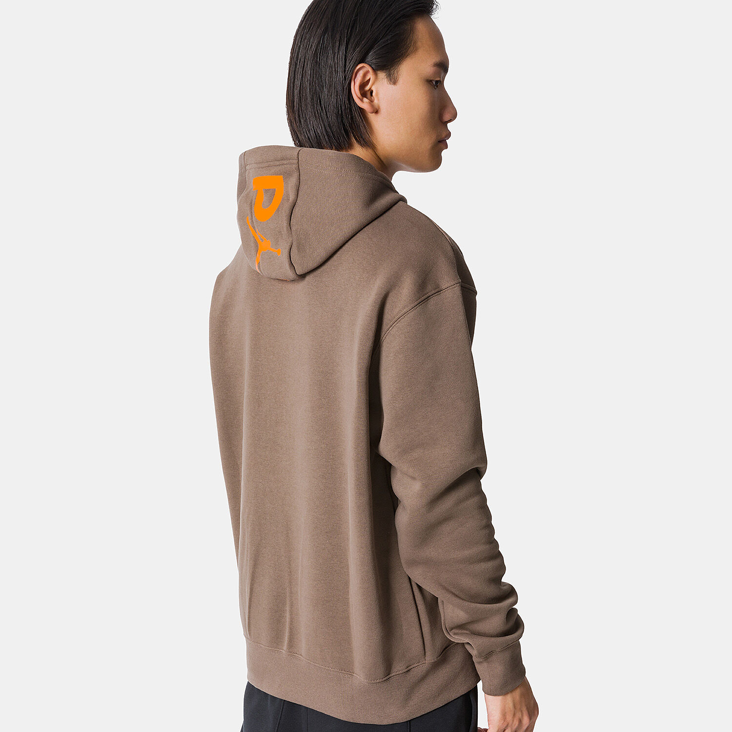 Jordan x PSG hoodie black brown and orange AW LAB