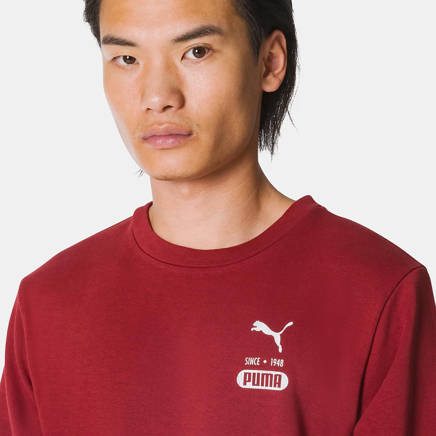 Puma Graphic SMU red and white Hoodie AW LAB