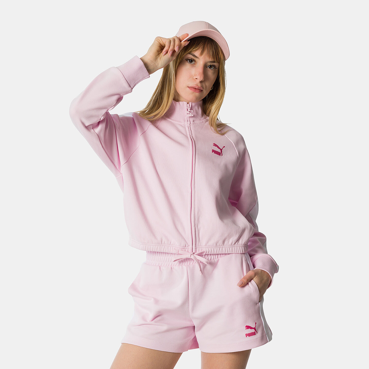 Giacca puma rosa sales