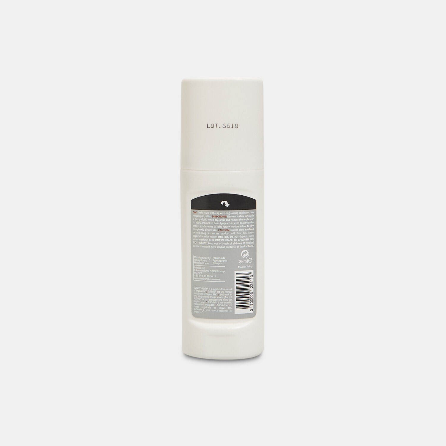 SOFSOLE White polish AW LABfalse li White polish to regenerate footwear and cover scratches and marks li Equipped with a terry applicator li Easily applicable and leaves no residue li 85 ml capacity