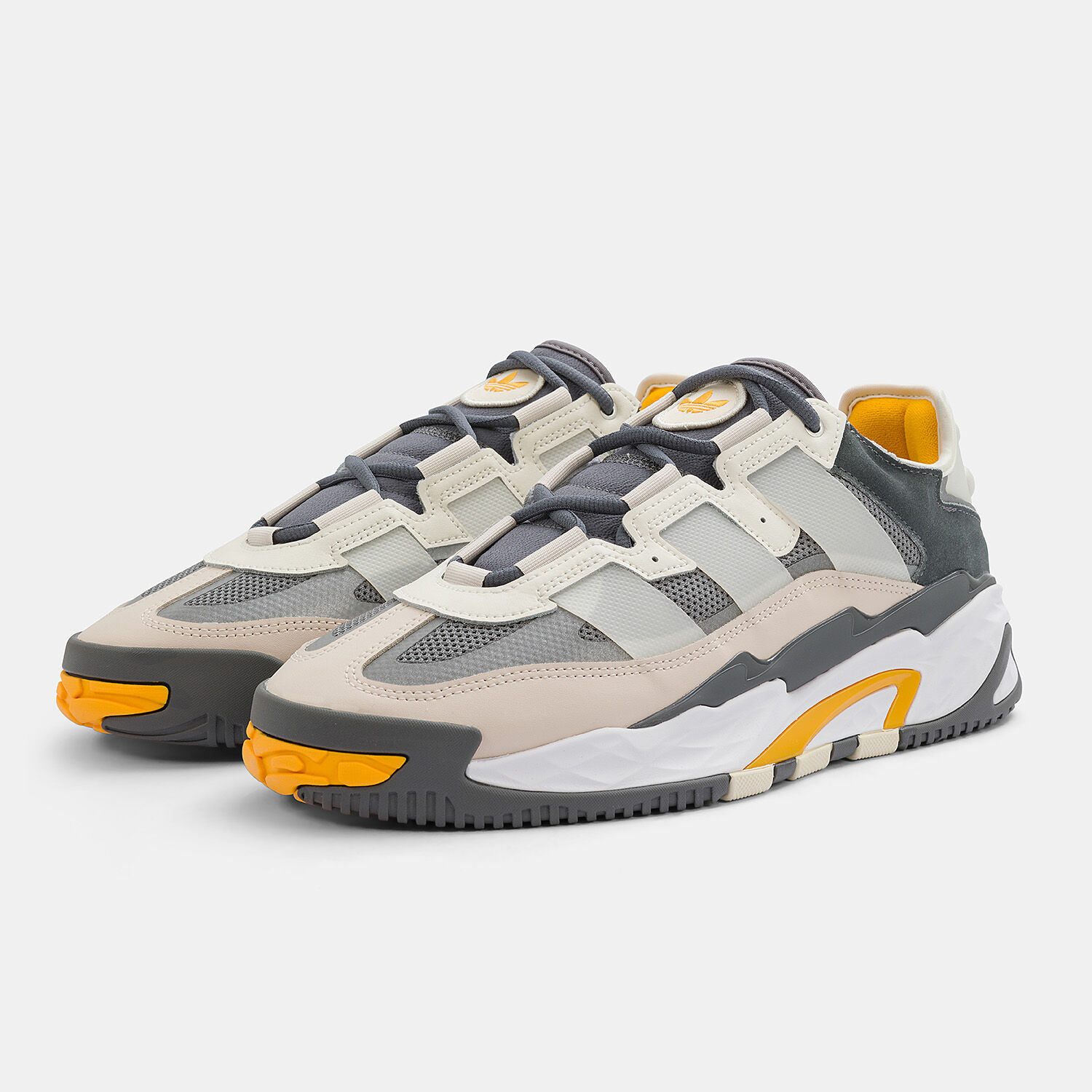 Gray and online yellow adidas