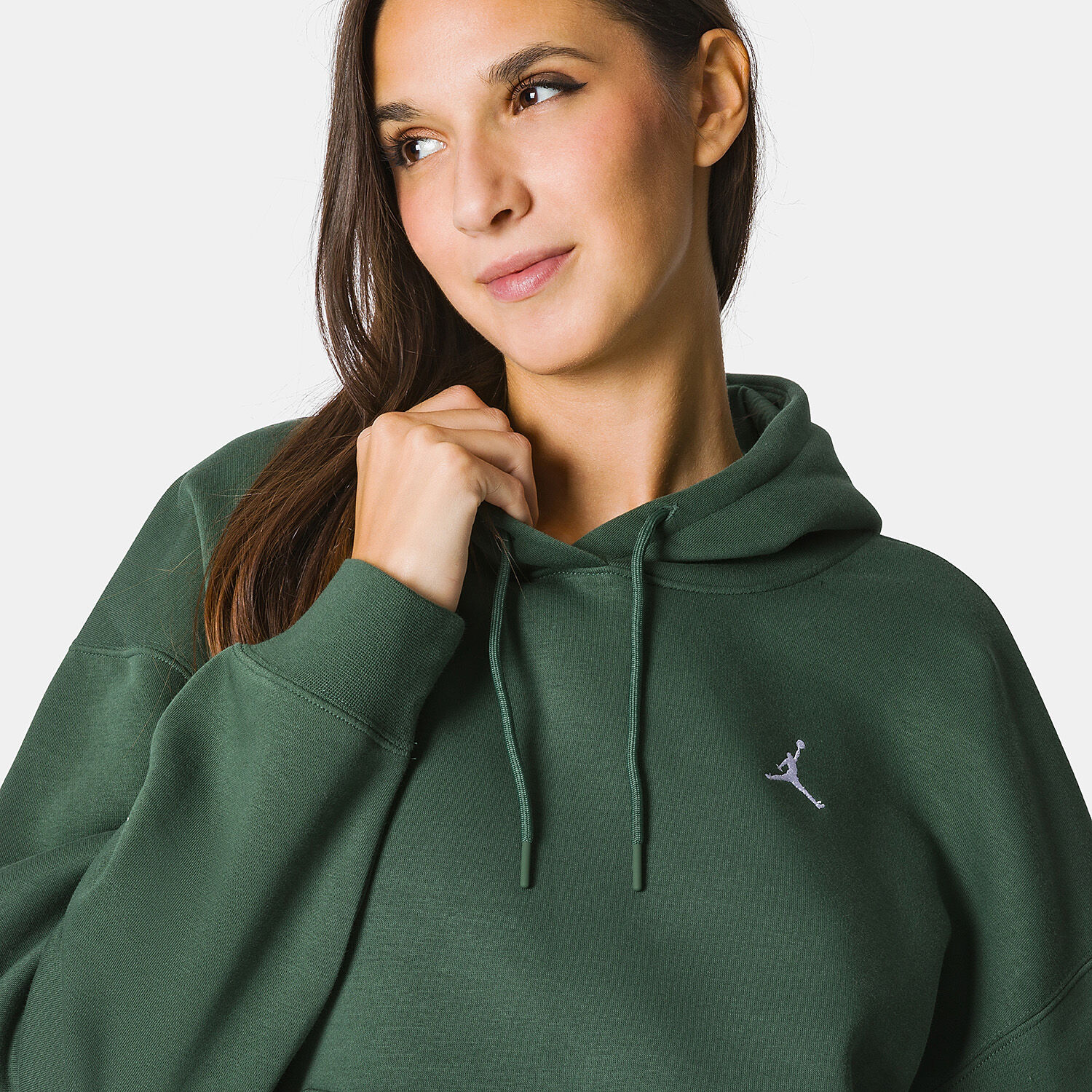 Felpa jordan donna verde new arrivals