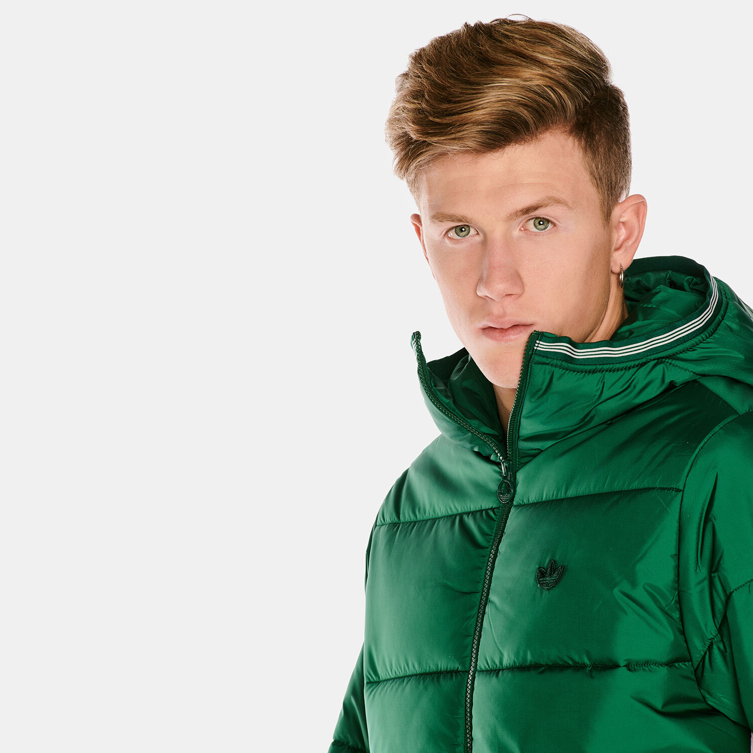 adidas Lightweight Zip Through Trefoil Jacket green AW LAB