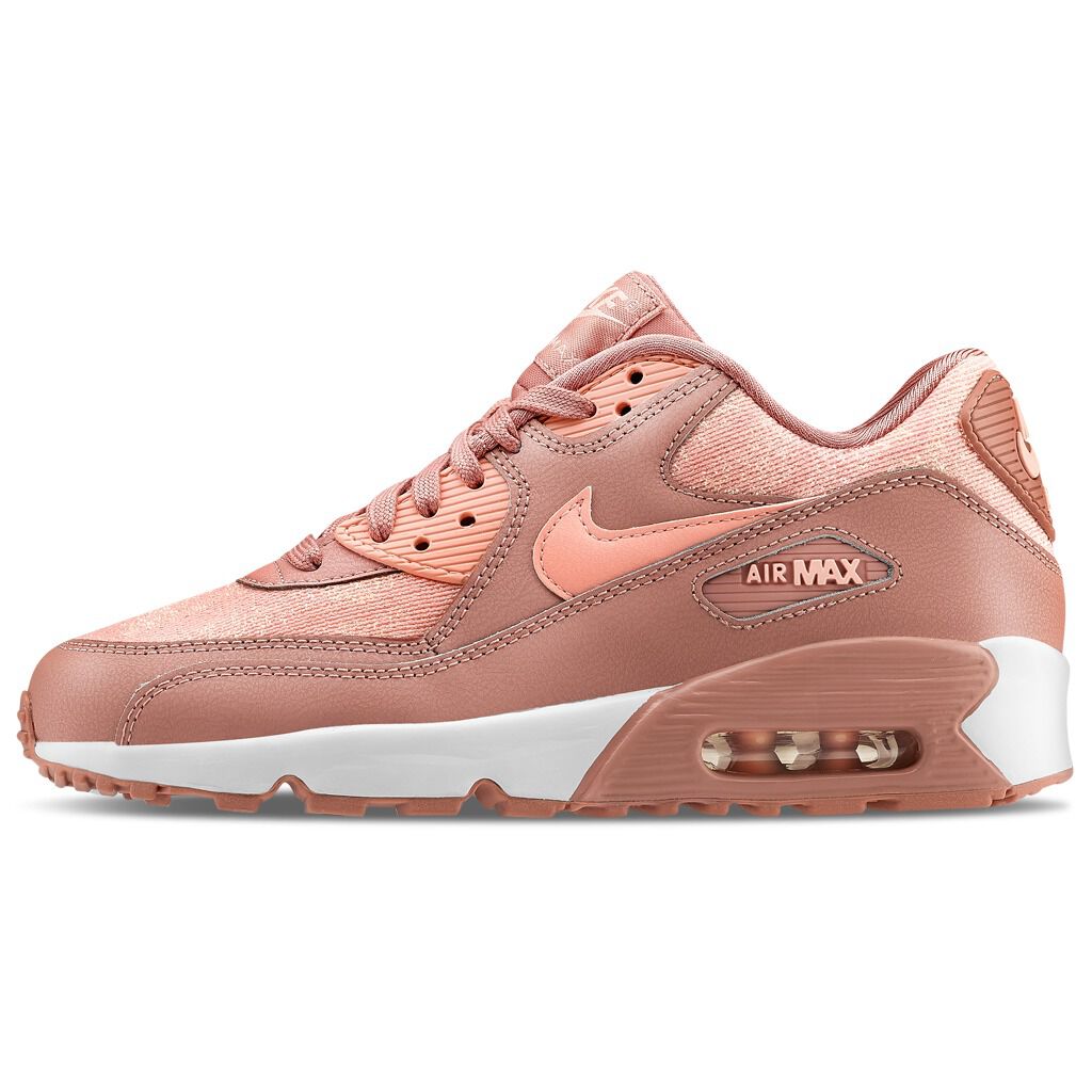 Nike air max 90 mesh hot sale rose
