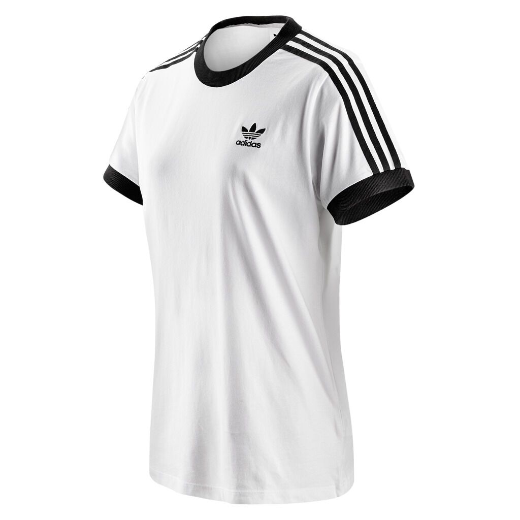 Adidas maglietta bianca store