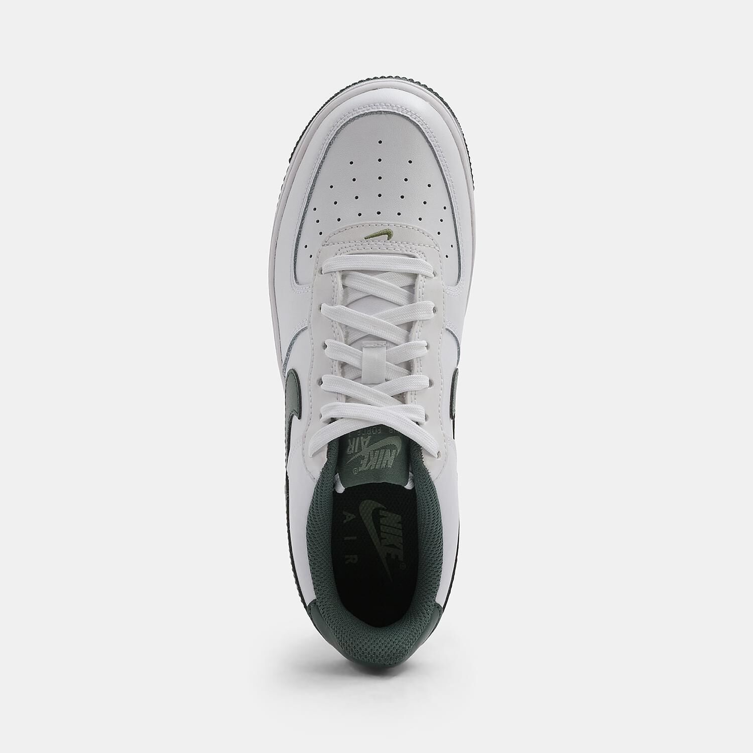 Nike Air Force 1 LV8 white and green AW LAB