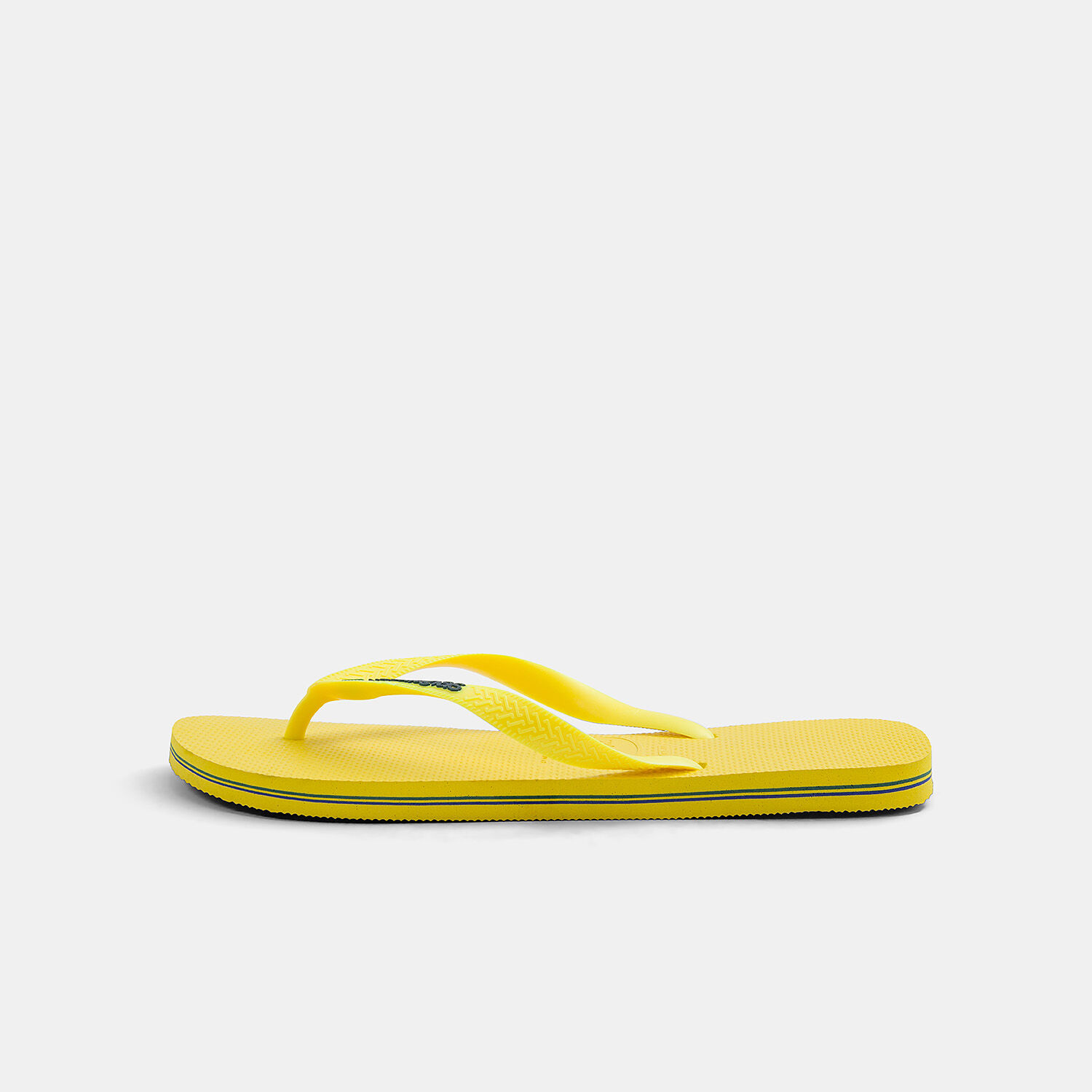 Havaianas Brasil Logo Neon yellow and blue AW LAB