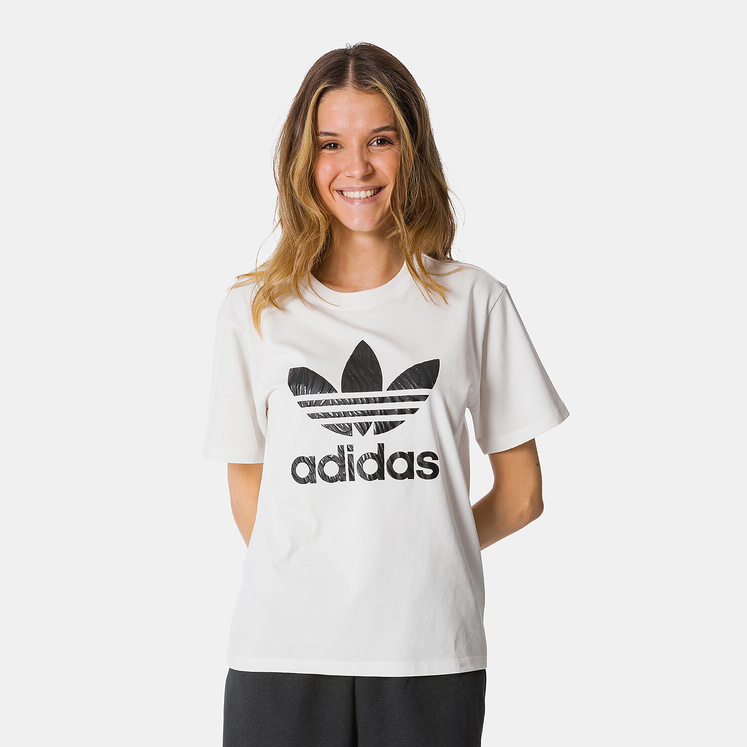 Adidas originals girls' store oversized infil t-shirt junior