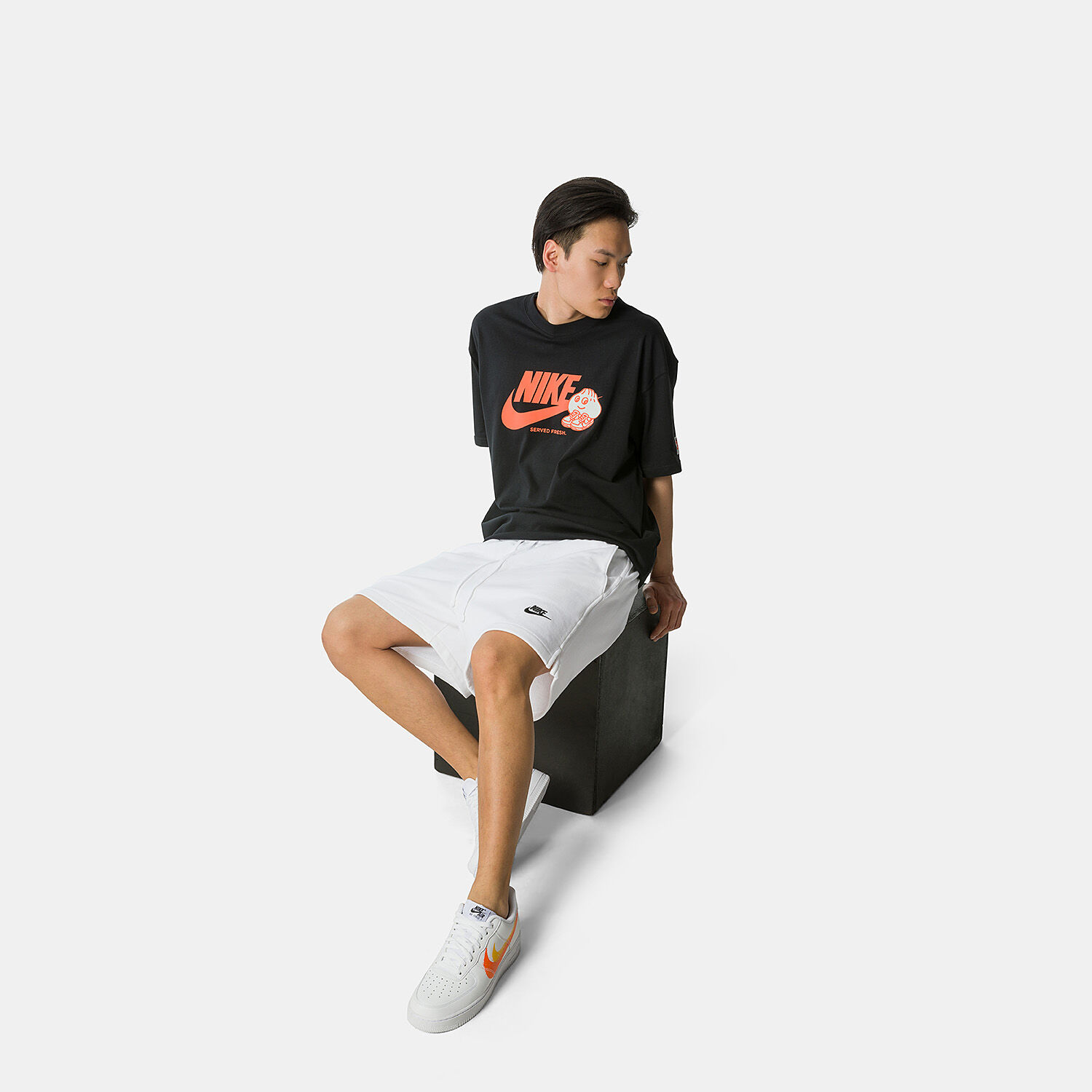 Nike Sportswear Club shorts white AW LAB