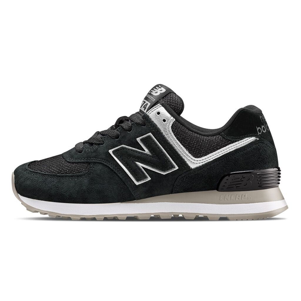 New balance store 574 bambino nere