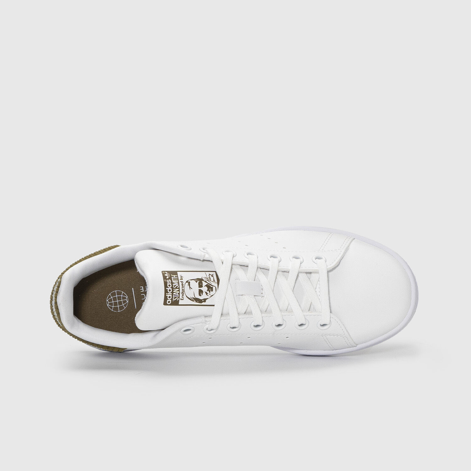 adidas Stan Smith J green and white AW LAB