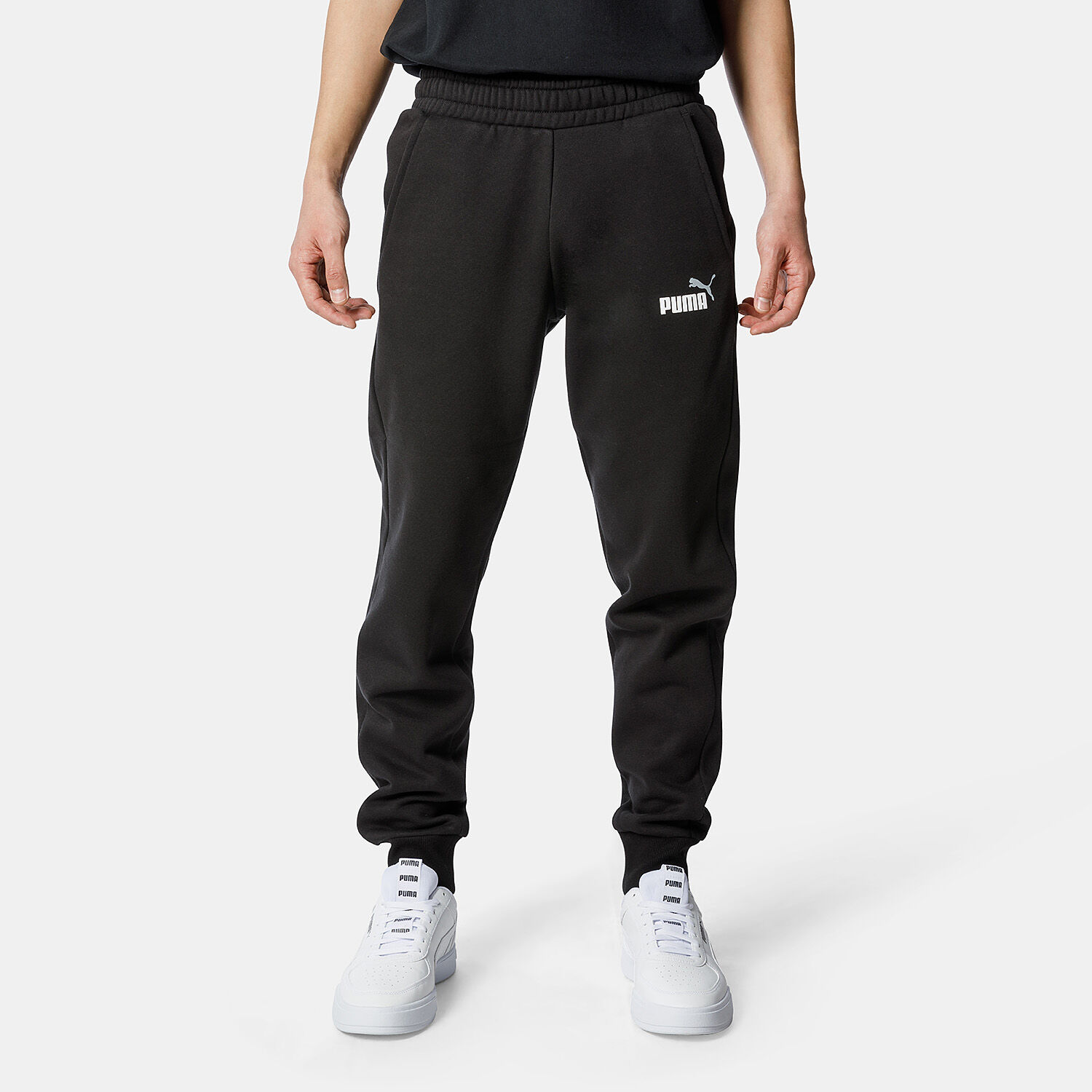 Pantaloni Puma Essentials Small Logo neri AW LAB