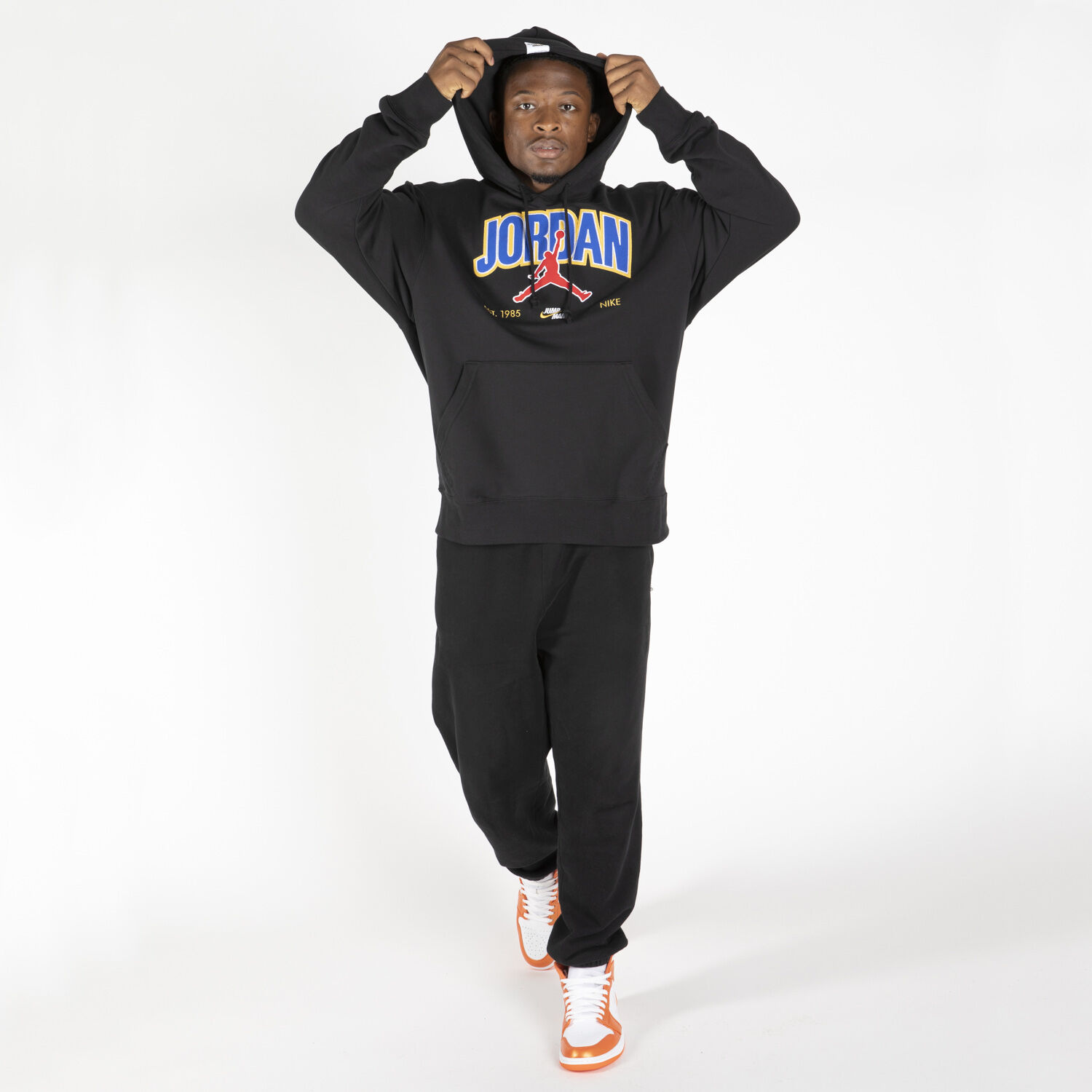 Nike jordan black online hoodie