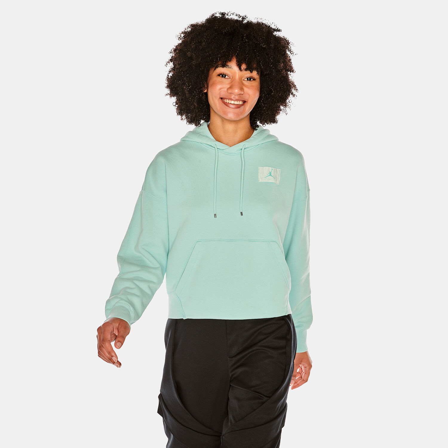 FELPA JORDAN FLIGHT FLEECE CELESTE DONNA AW LAB
