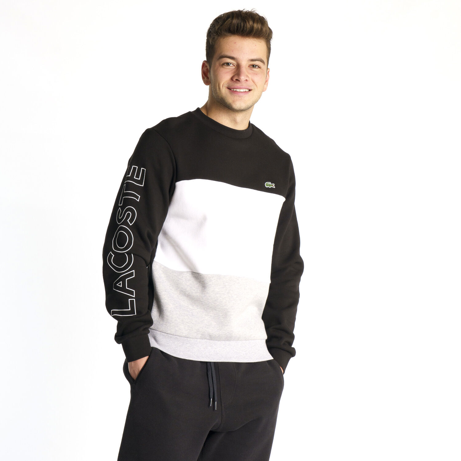 Lacoste sale crew sweatshirt