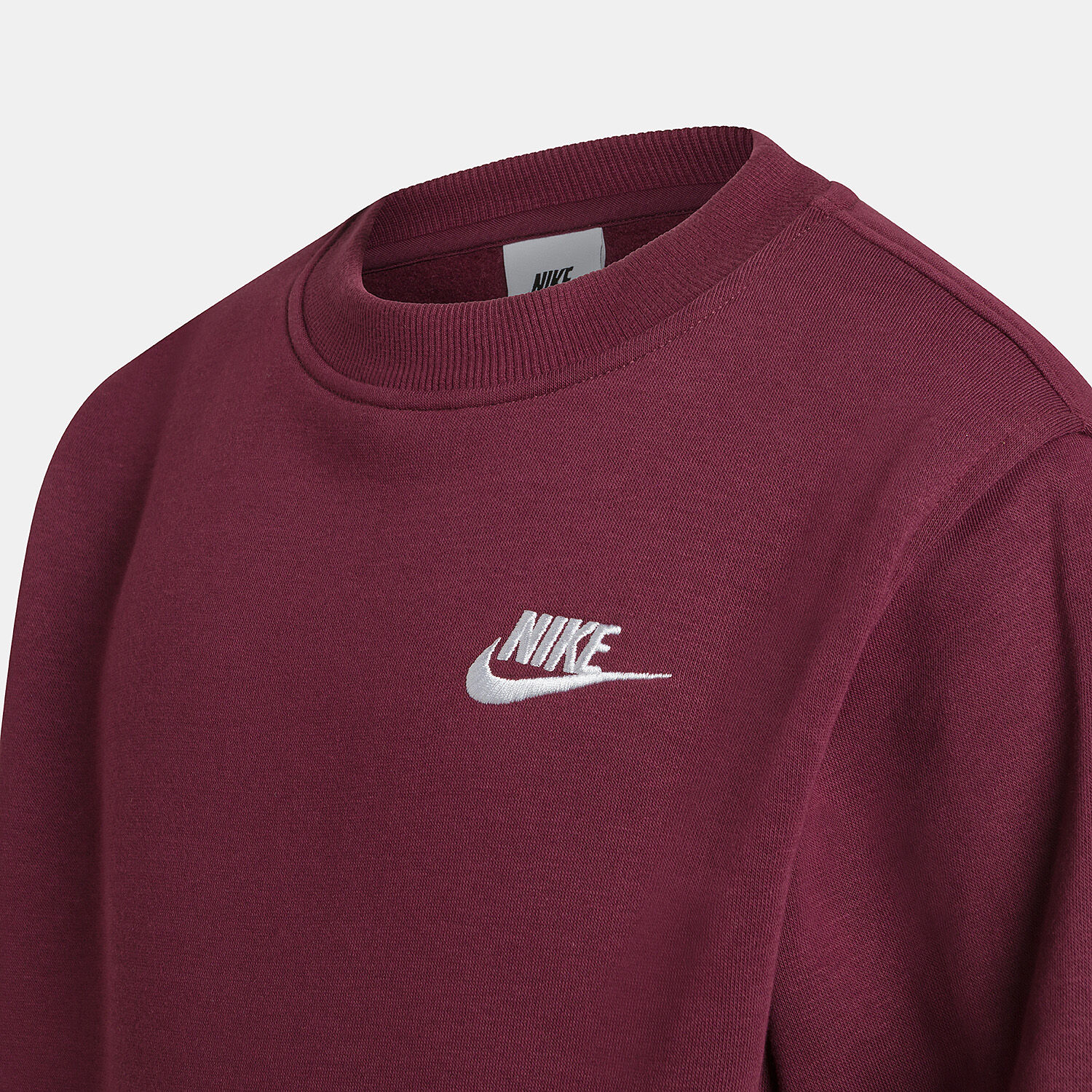 Nike Sportswear Club sweatshirt for boys burgundy AW LAB