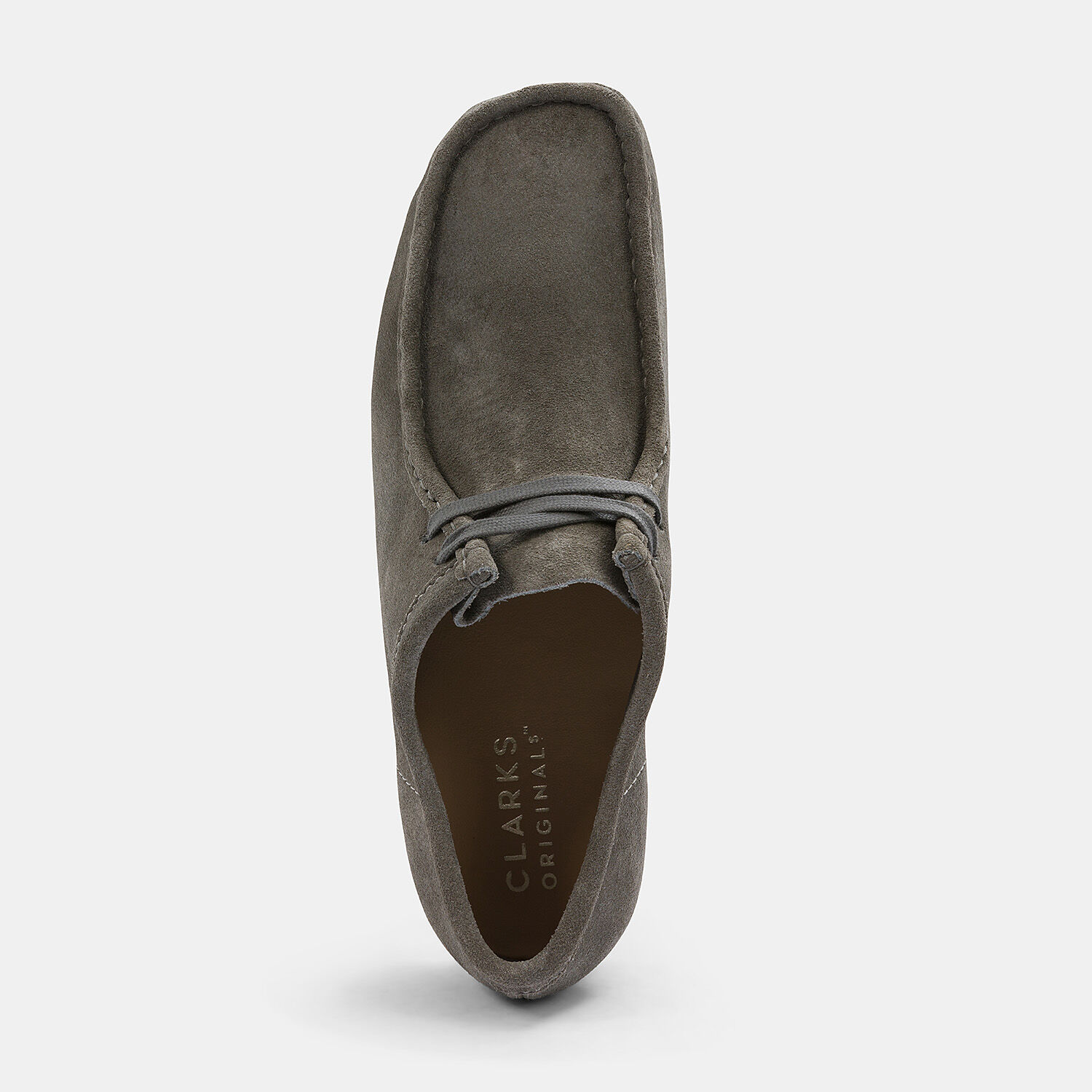 Mocassini Clarks Wallabee Cup grigi e beige AW LAB