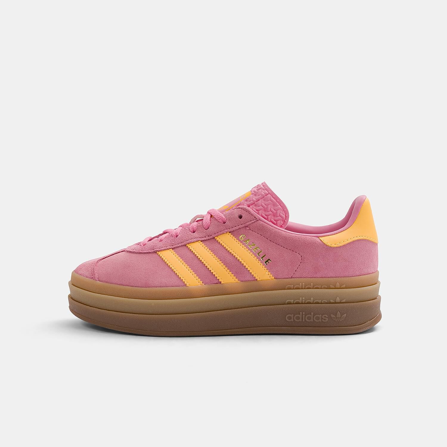 adidas Gazelle Bold pink and yellow AW LAB