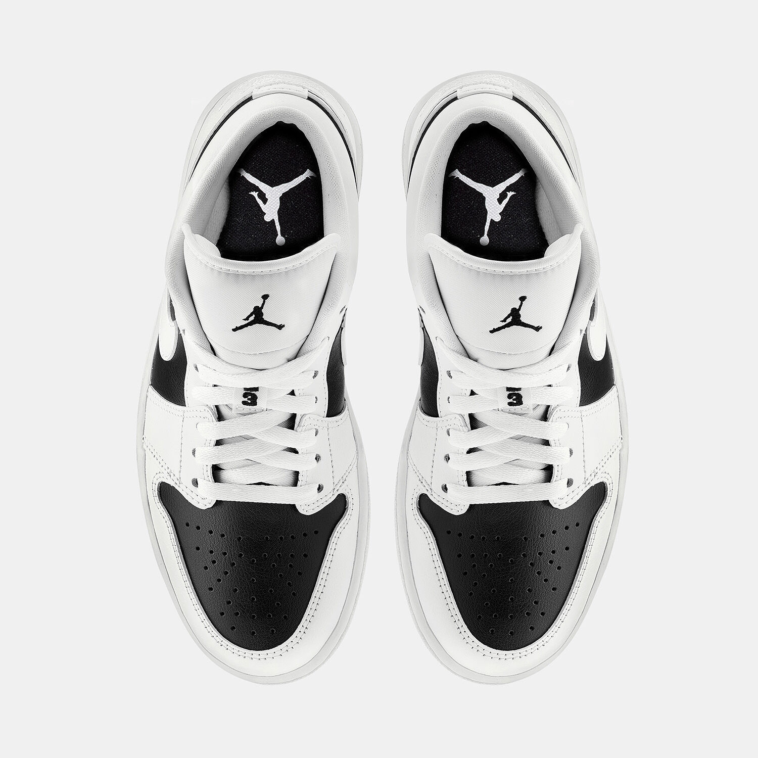 Air jordan 1 low blanco y negro deals