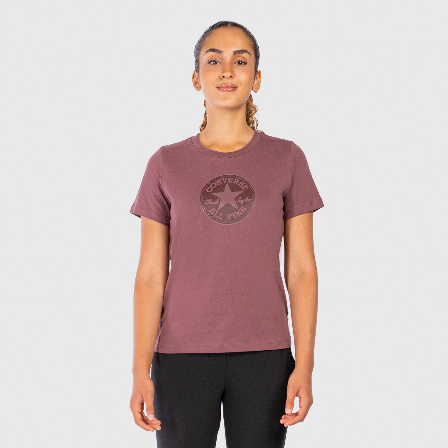 T shirt Converse Classic purple AW LAB