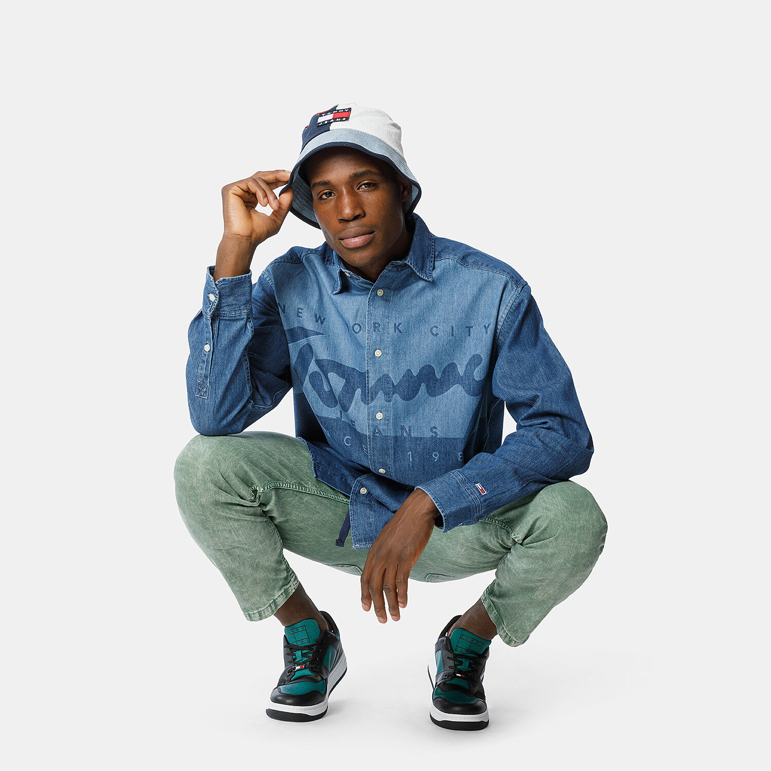 Tommy jeans sales denim shirt