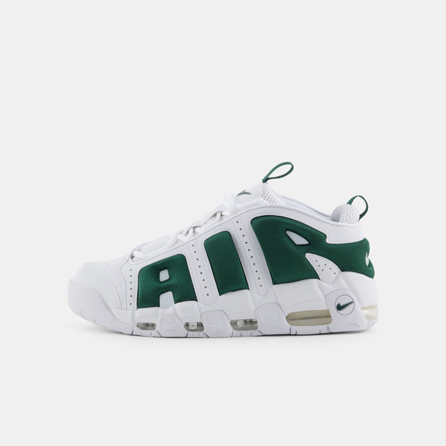 White Nike Air More Uptempo Low | AW LAB