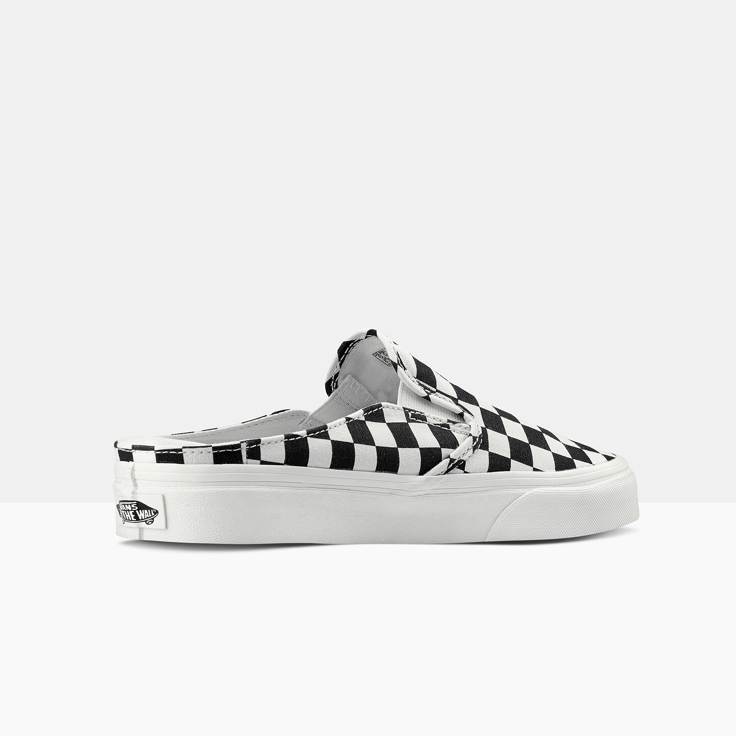 Vans slip on mule checkerboard sale