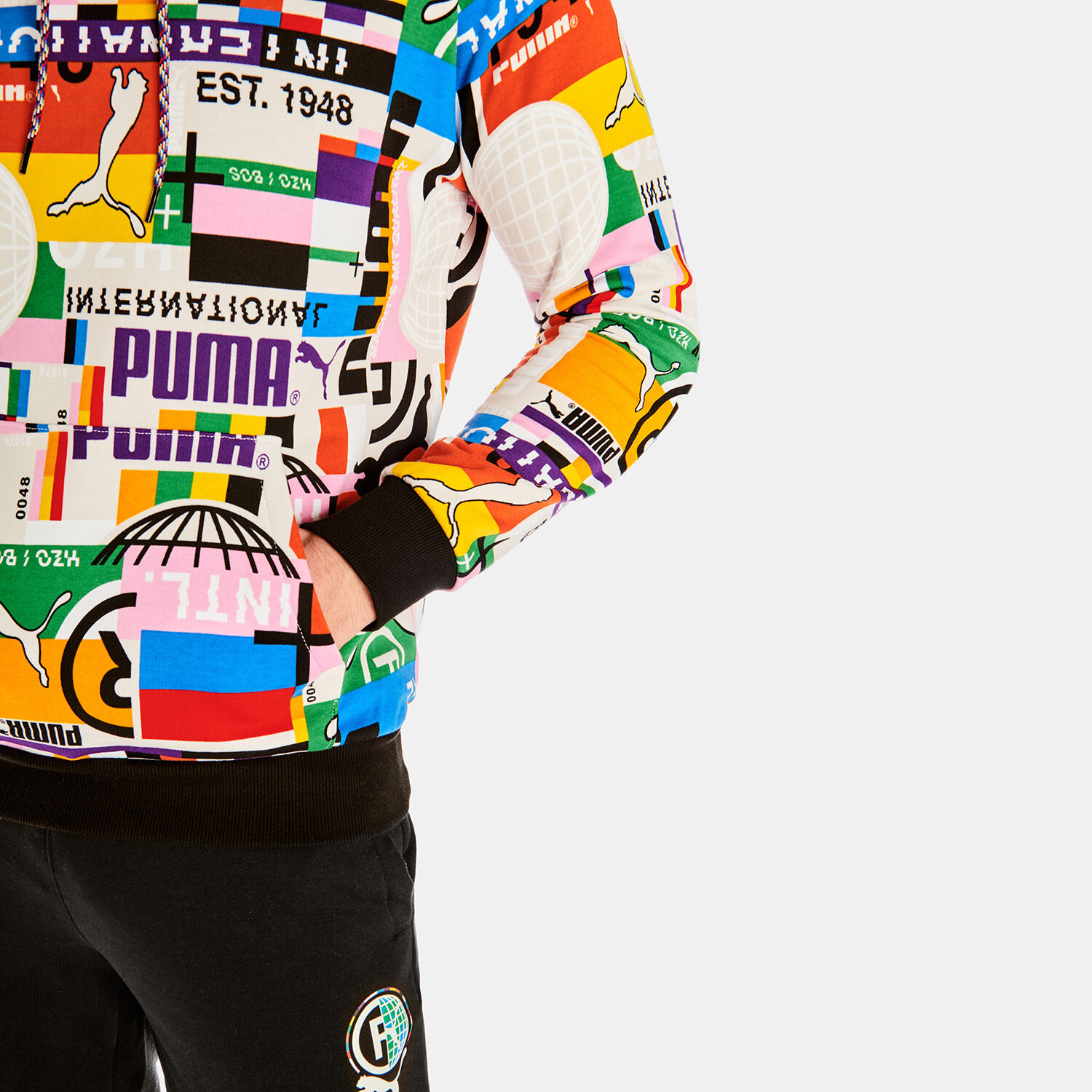 Felpa puma sales multicolor