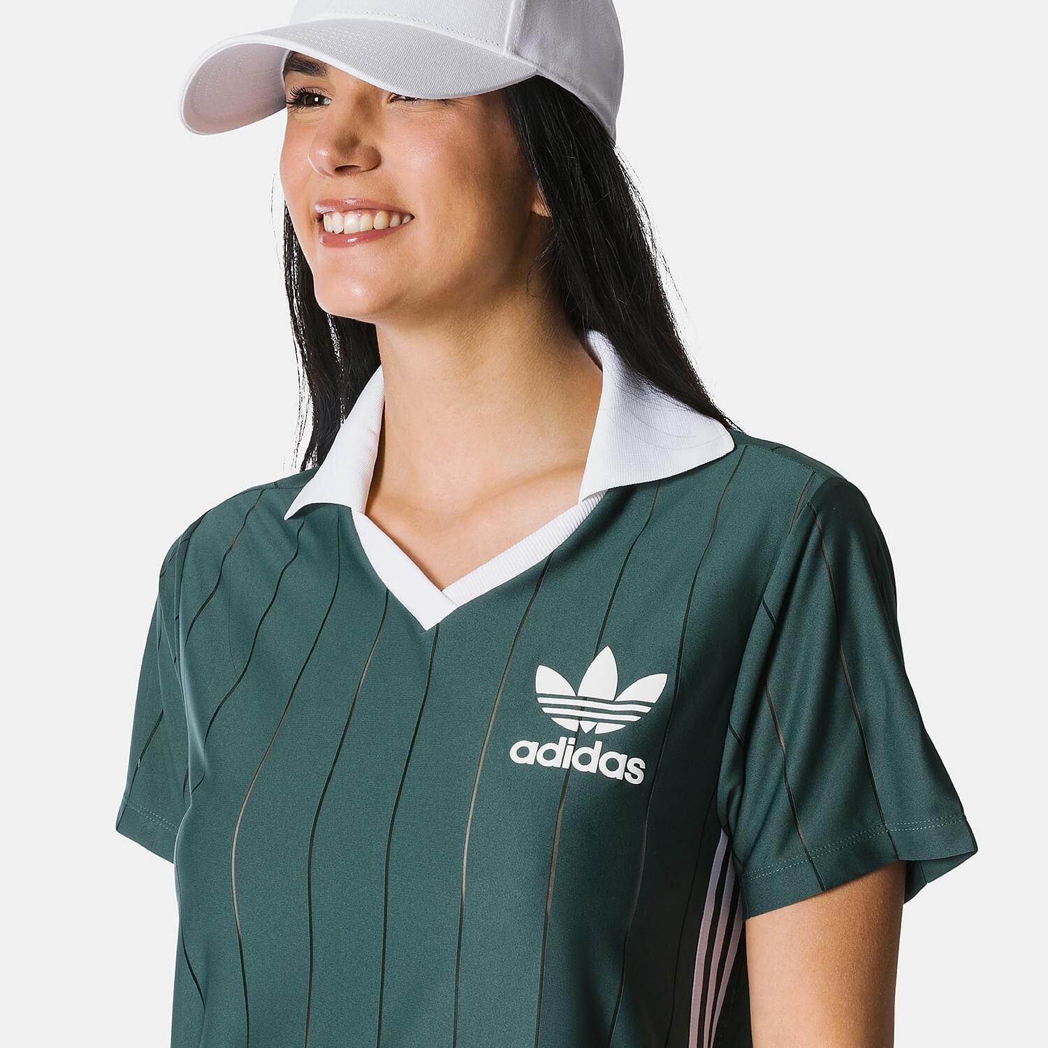 Green and white adidas dress 2025